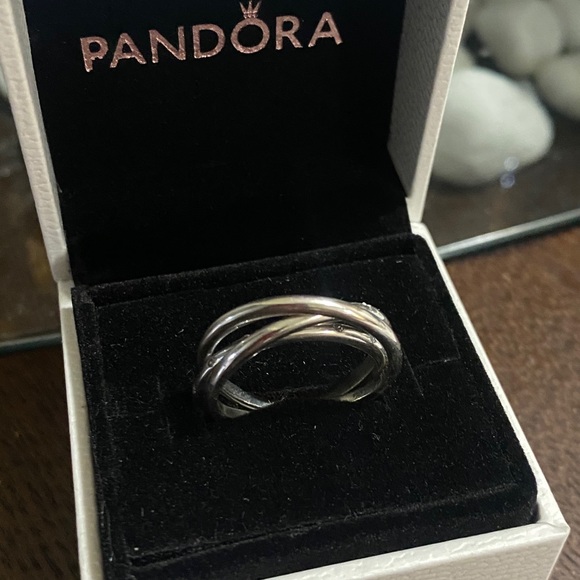 💍 Pandora 3 In 1 Ring - Picture 1 of 3